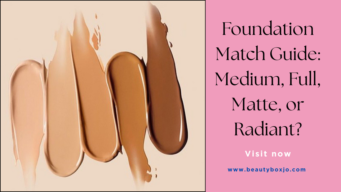 Foundation Match Guide: Medium, Full, Matte, or Radiant?