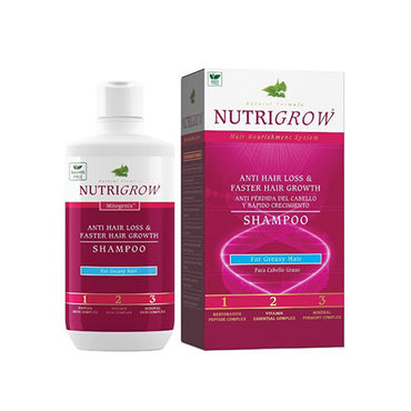 Nutrigrow Anti Hair Loss & Faster Growth Shampoo for Greasy Hair 300ml