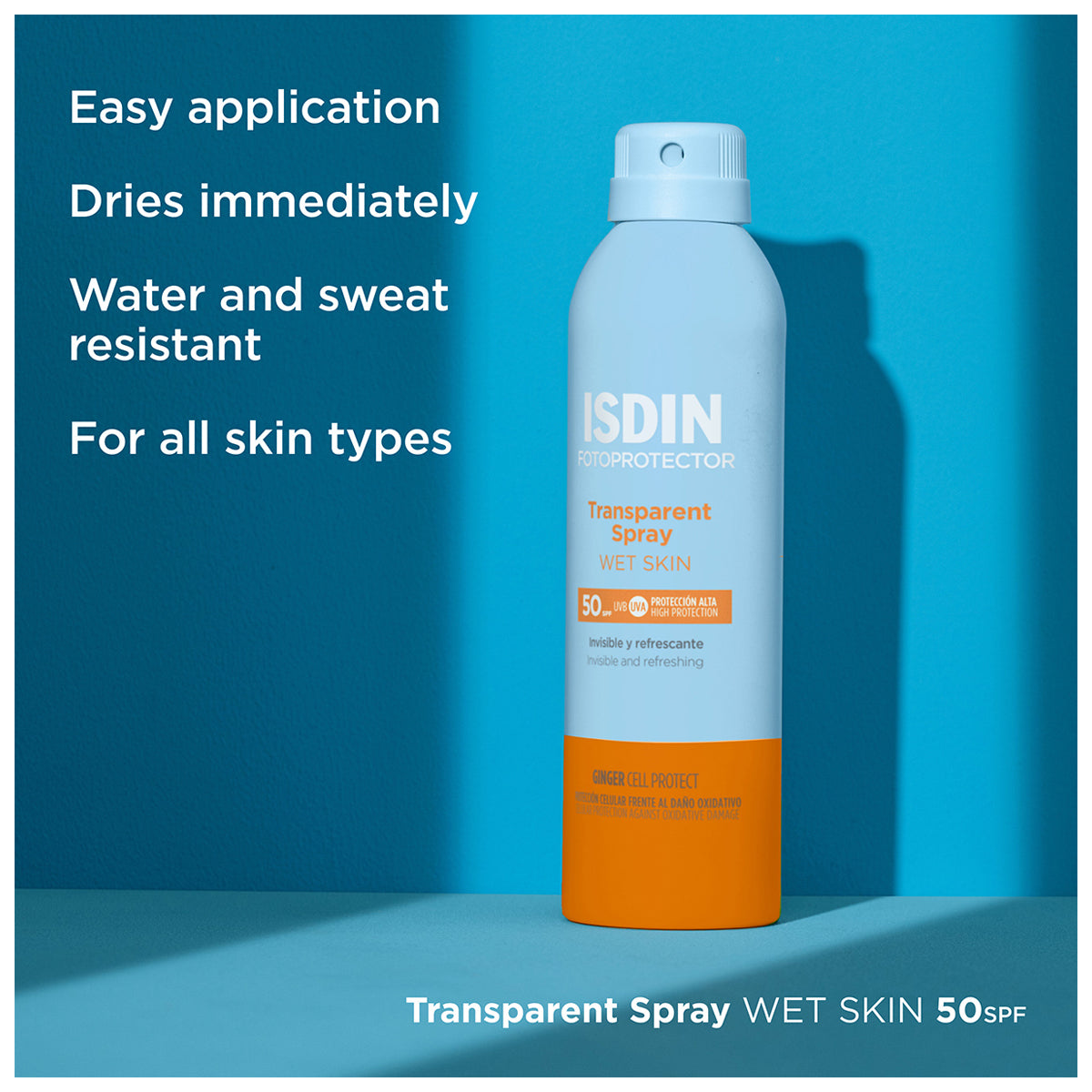 Isdin Transparent Spray Wet Skin Spf 50+ 250ml