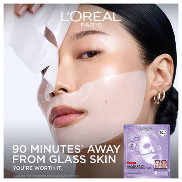 Loreal Paris Revitalift Filler Glass Skin Hydrogel Glow Mask Single Pack
