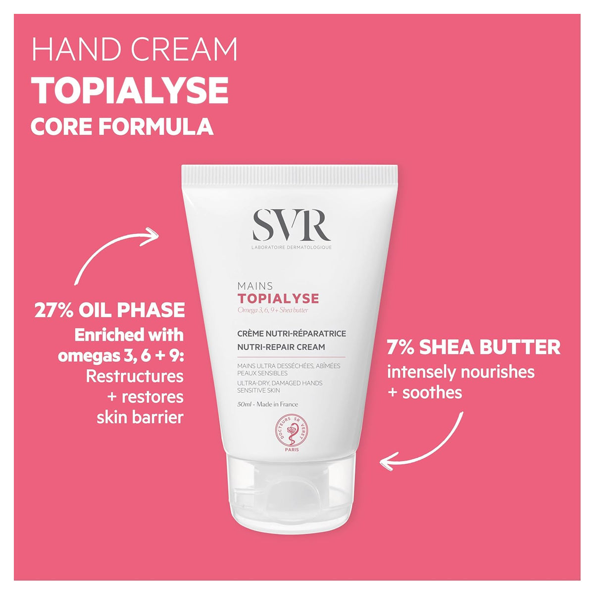 Svr Topialyse Hand Cream 50ml