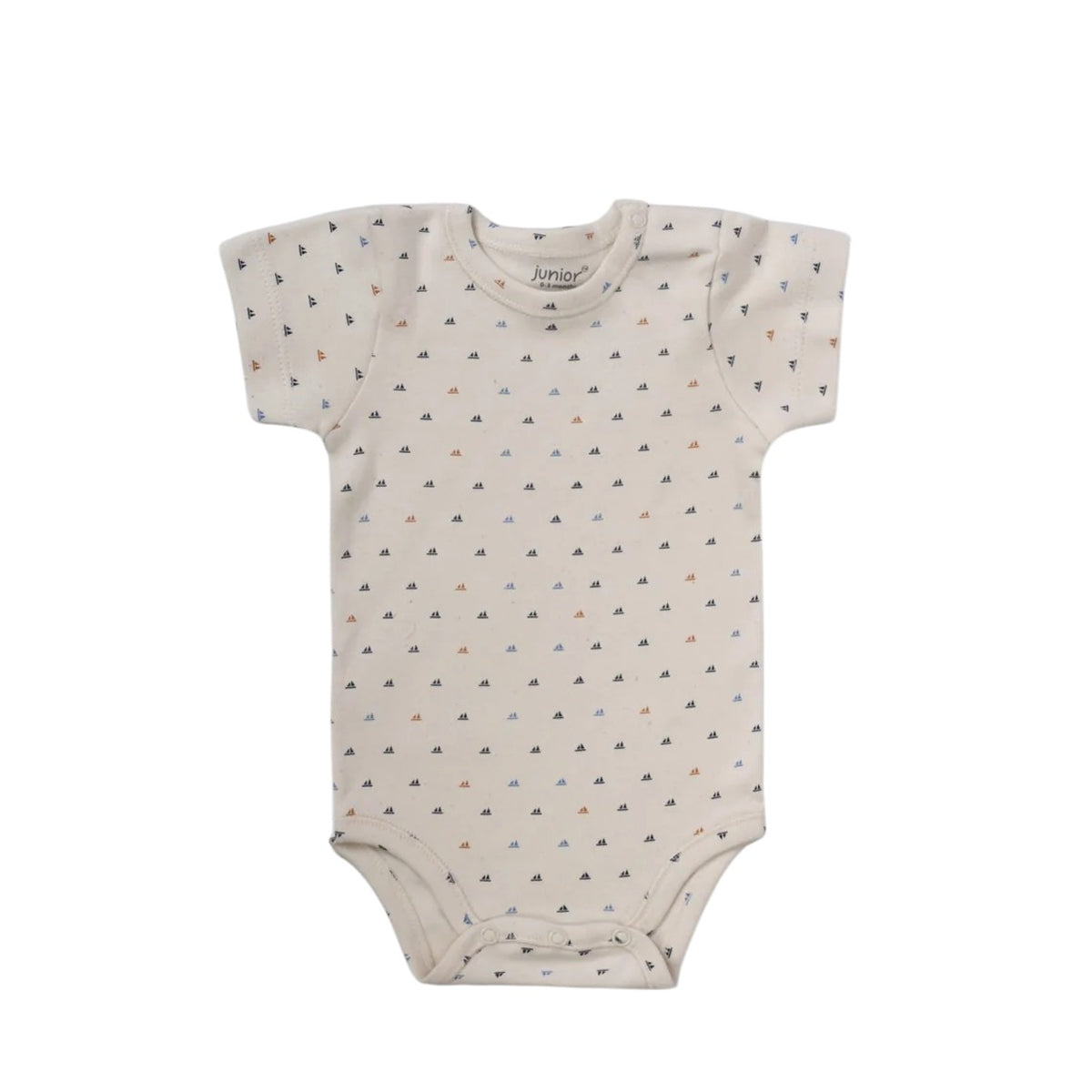Junior Bodysuit Short Sleeve Sea Waves 0-3m