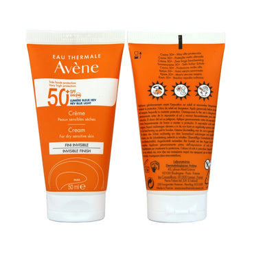 Avene Cream 50 SPF Sunscreen 50ml Offer Buy 1 get 1 free