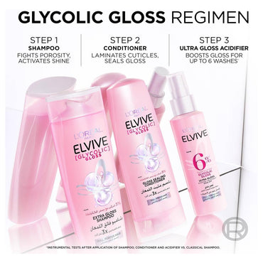 Loreal Elvive Glycolic Gloss Sealing Shampoo 600ml