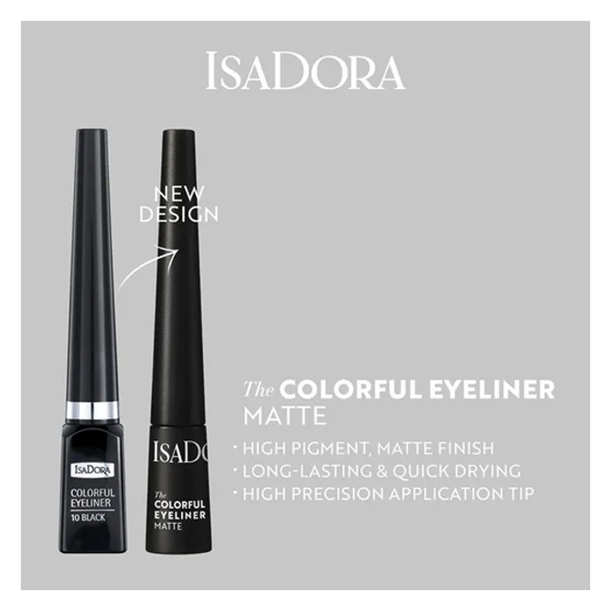 Isadora The Colorful Eyeliner - 10 Black