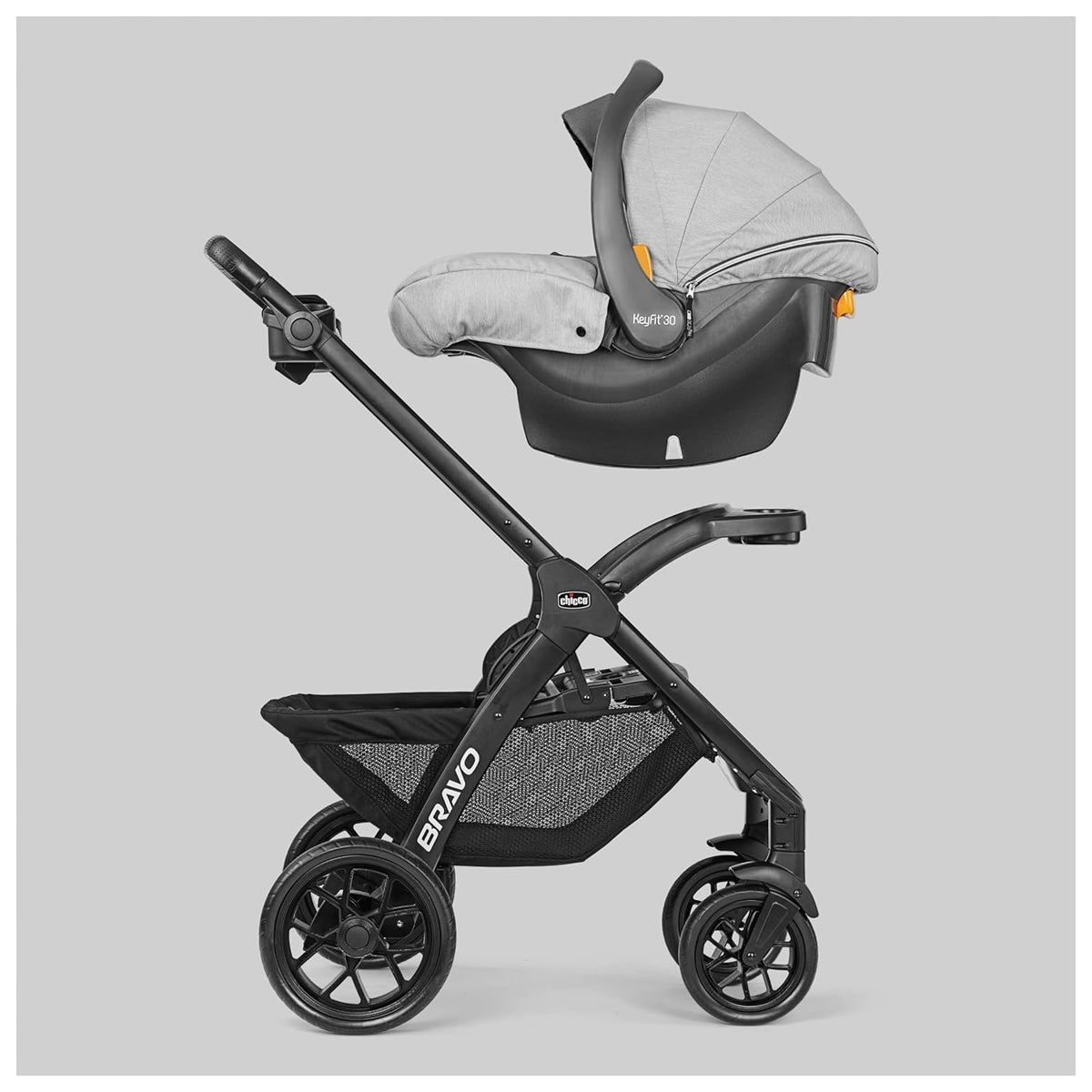 Chicco Bravo LE Trio Travel System Driftwood US