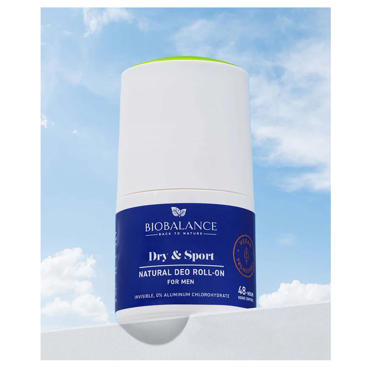 Bio Balance Dry & Sport Natural Deodorant Roll-On For Men 50ml