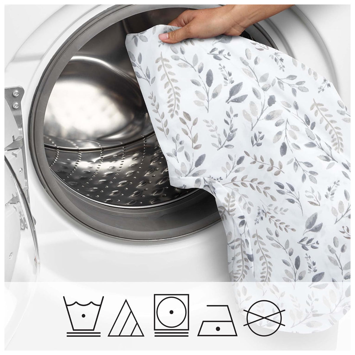 Chicco Boppy Original Support Grey Leaves