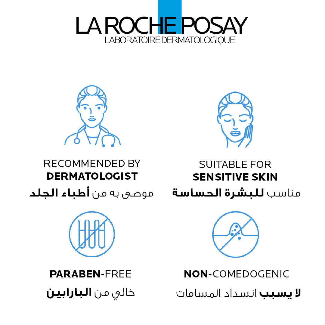 La Roche-Posay Effaclar Acne Foaming Cleansing Gel for Oily and Acne Prone Skin 200ml + Free Effaclar Duo 15ml