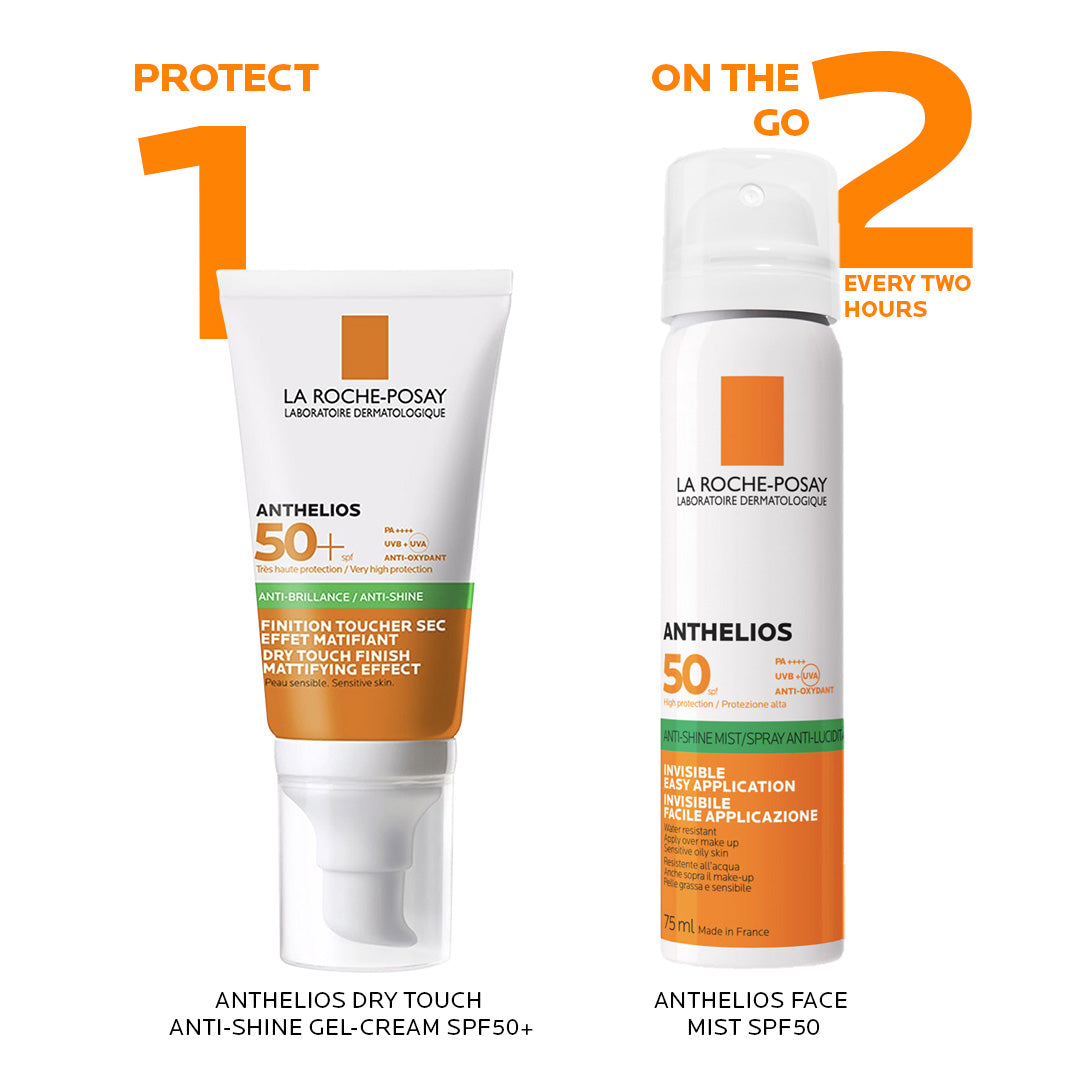 La Roche-Posay Anthelios XL Dry Touch Anti Shine Sunscreen SPF50+ for Oily Skin Gel-Cream 50ml