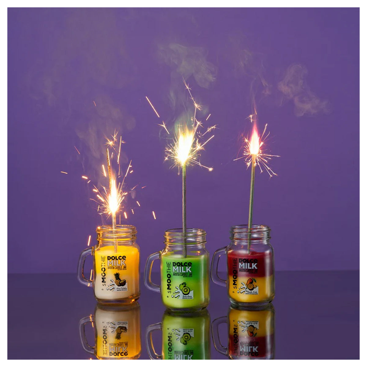 Dolce Milk Smoothie Aromatic Candle Chaotic Exotic Mango & Passion Fruit 85g