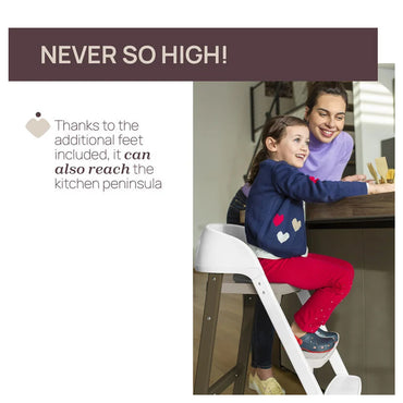 Chicco Crescendo Up High Chair Black Re Lux