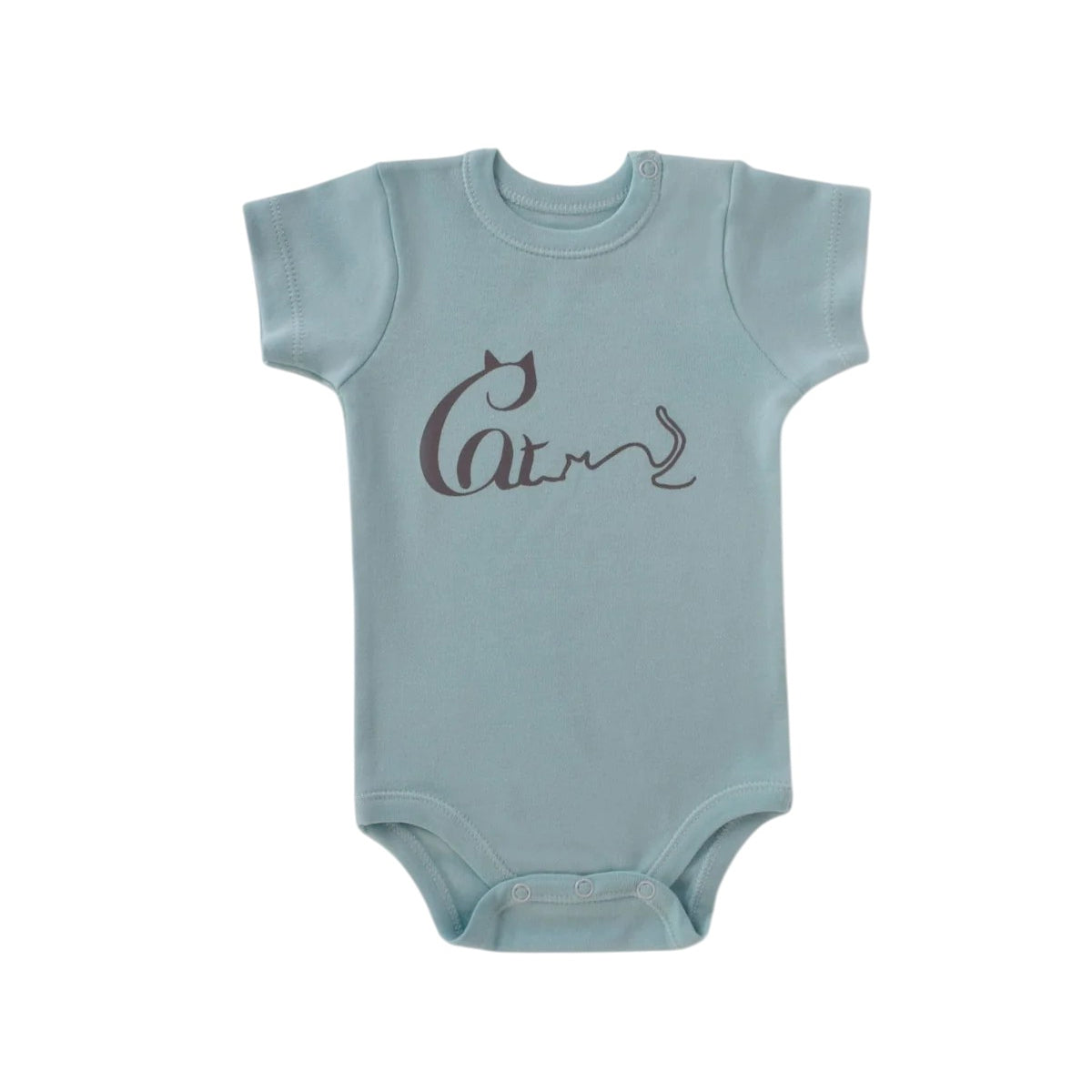 Junior Bodysuit Short Sleeve Happy Kitty