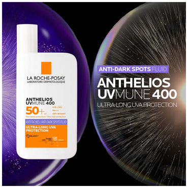 La Roche-Posay Anthelios uvmune مضاد للسوائل الداكنة SPF50+ 50ml