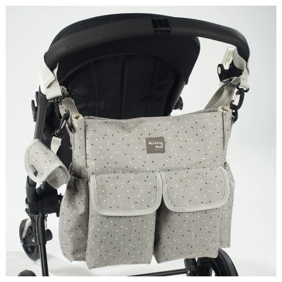 Pasito A Pasito Changing Bag Confetti Grey