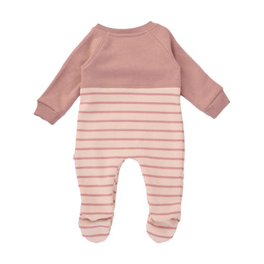 Junior Pink Stripe Joy Printed Bodysuit