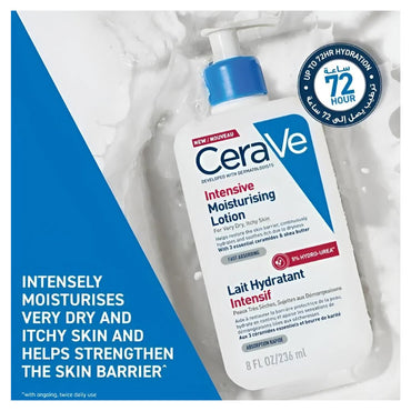 Cerave Intensive Moisturizing Lotion For Very Dry Itchy Skin 236ml