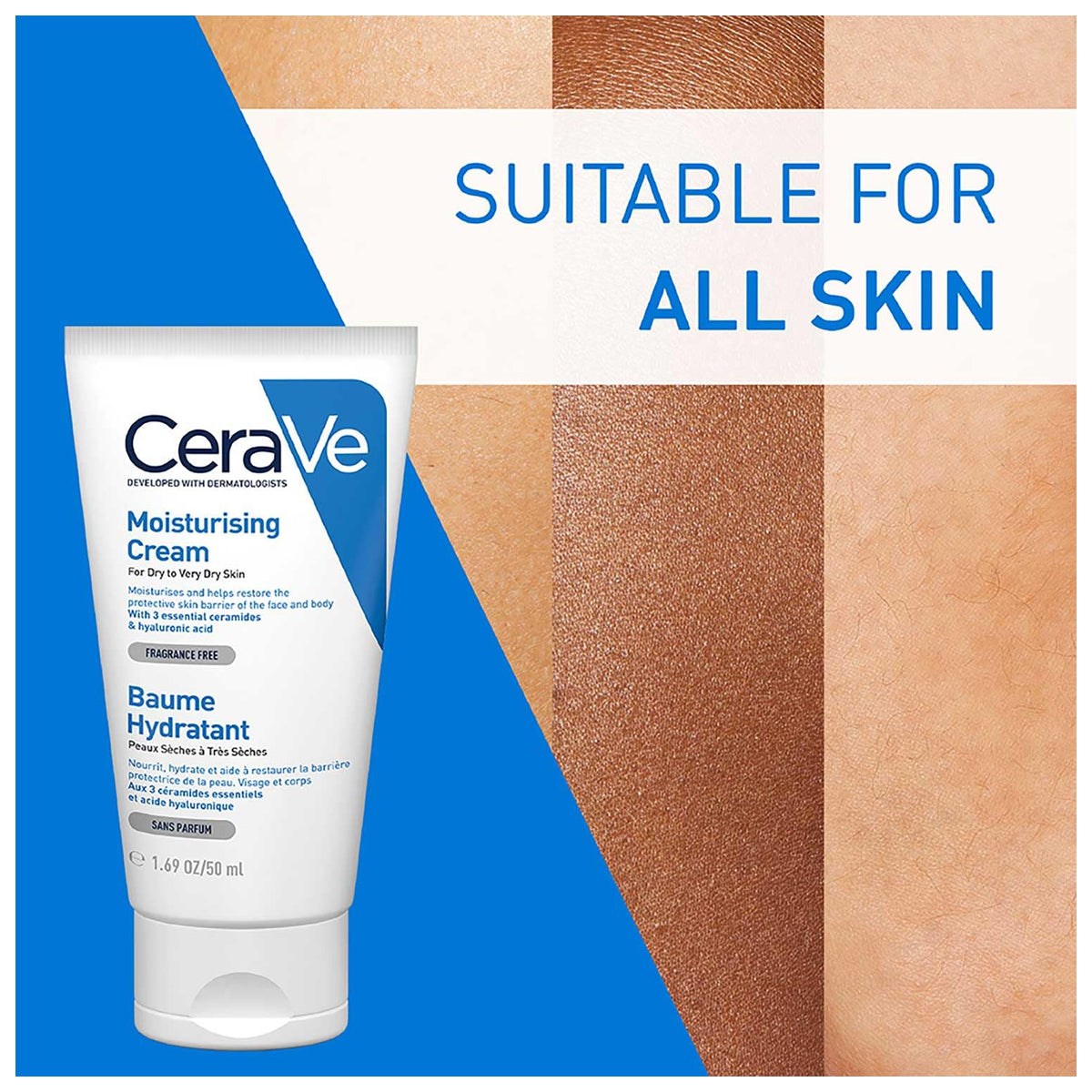 Cerave Moisturizing Cream for Dry To Very Dry Skin 50ml