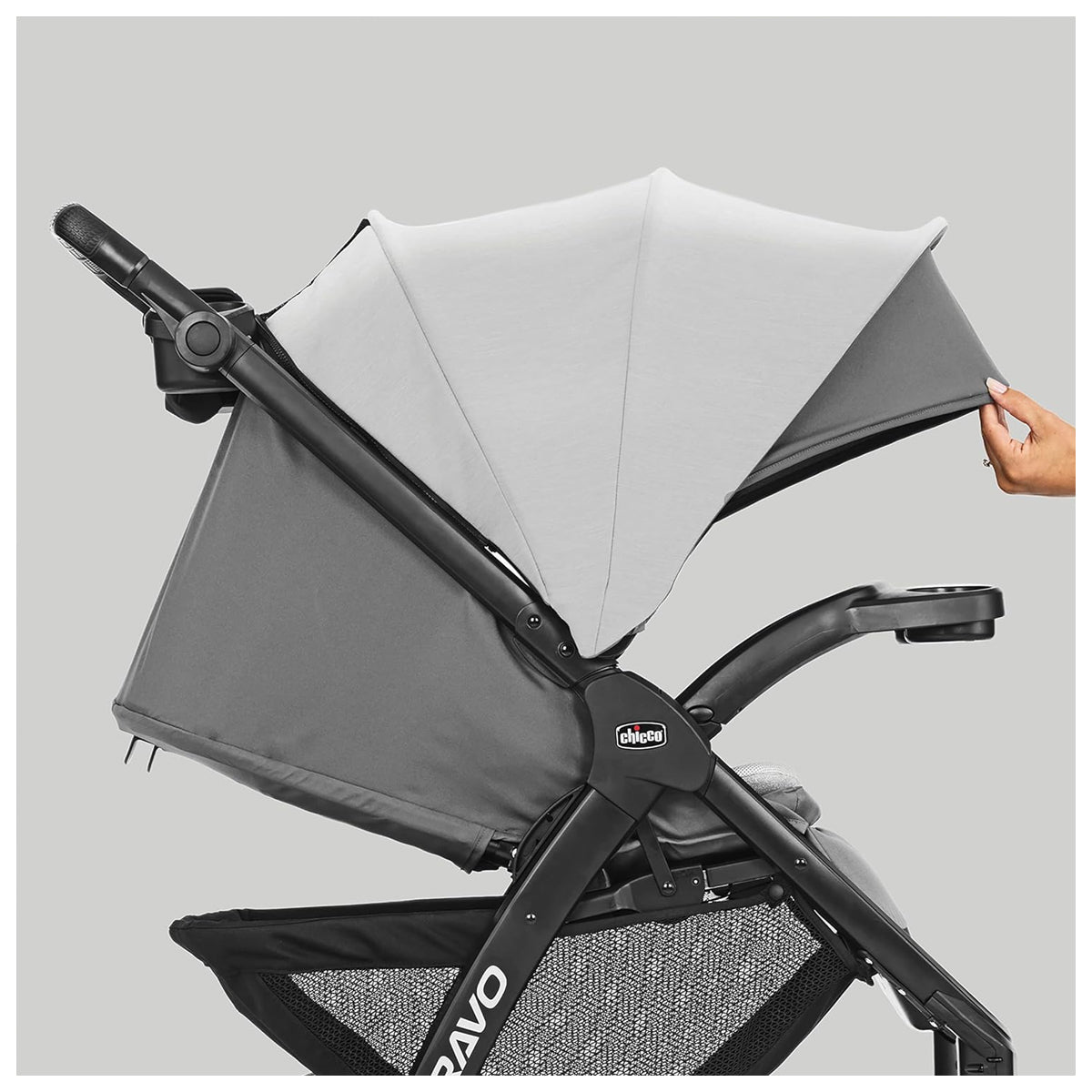 Chicco Bravo LE Trio Travel System Driftwood US