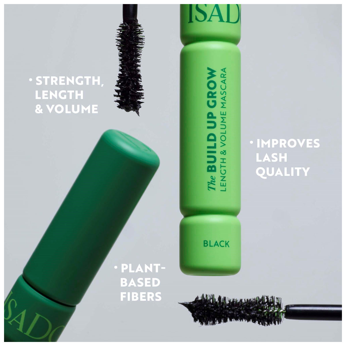 Isadora The Build Up Grow Length & Volume Mascara 02 Intense Black