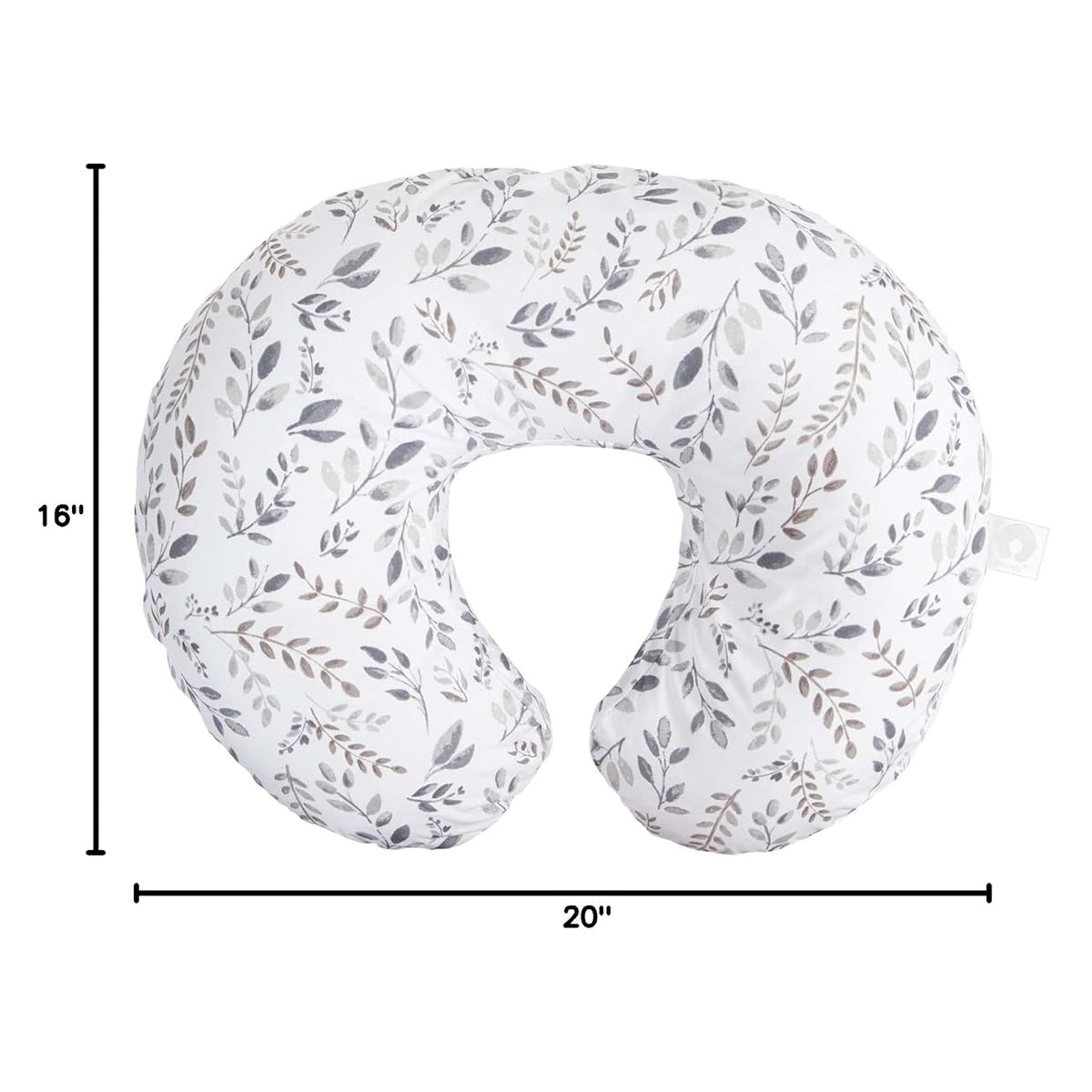 Chicco Boppy Original Support Grey Leaves