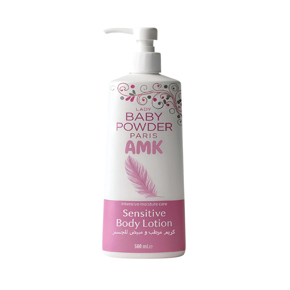 AMK Lady Baby Powder Sensitive Body Lotion 500ml