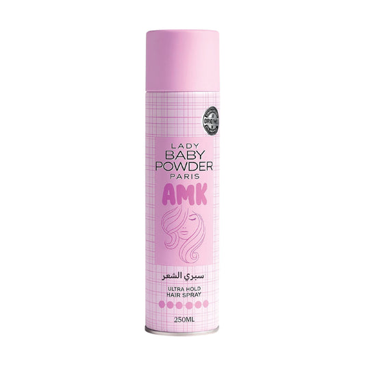 AMK Lady Baby Powder Ultra Hold Hair Spray 250ml