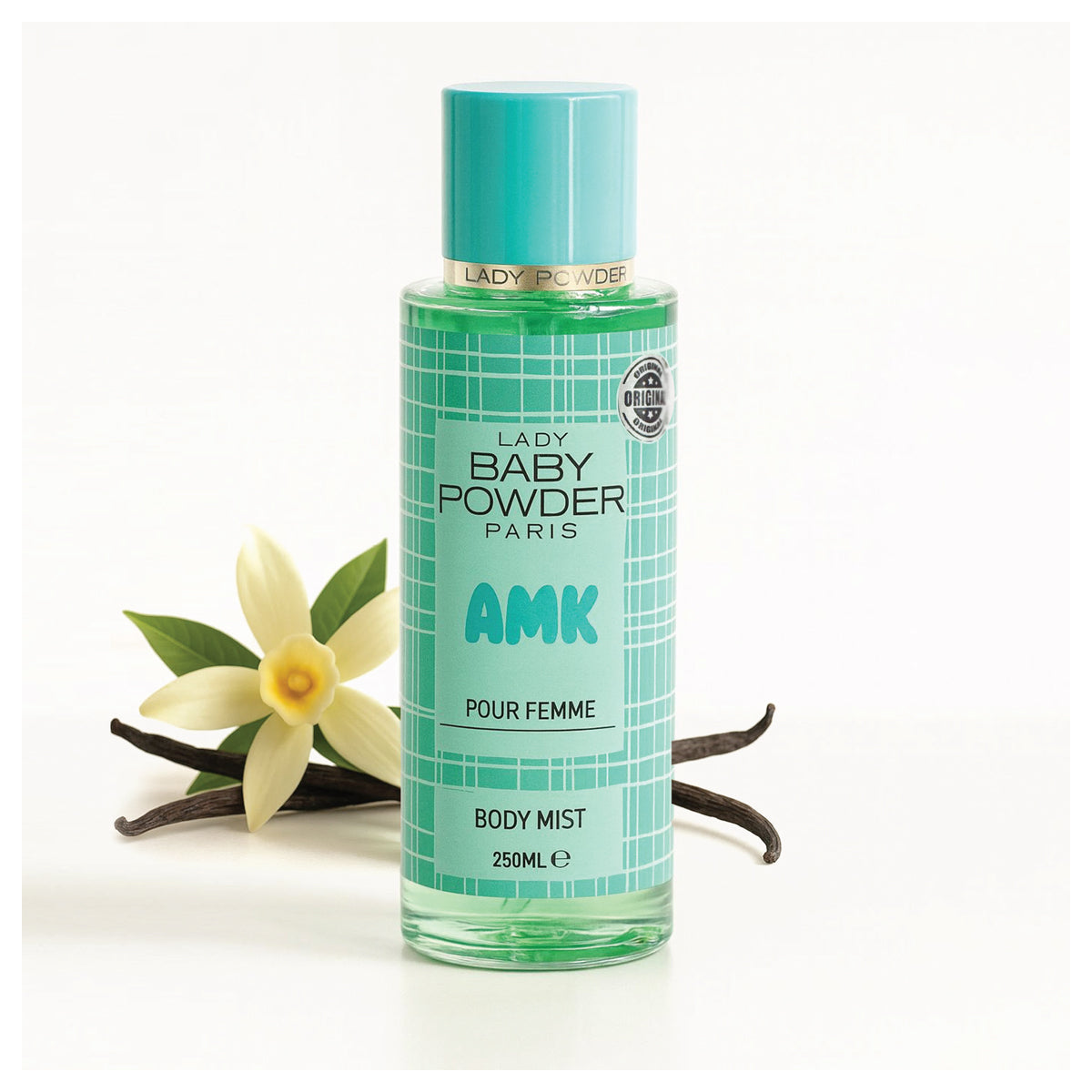 AMK Lady Baby Powder Woman Body Mist Vanilla 250ml