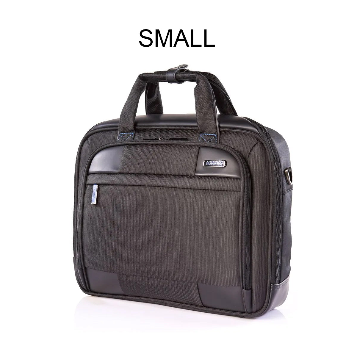 American Tourister Merit Laptop Briefcase Black/Blue