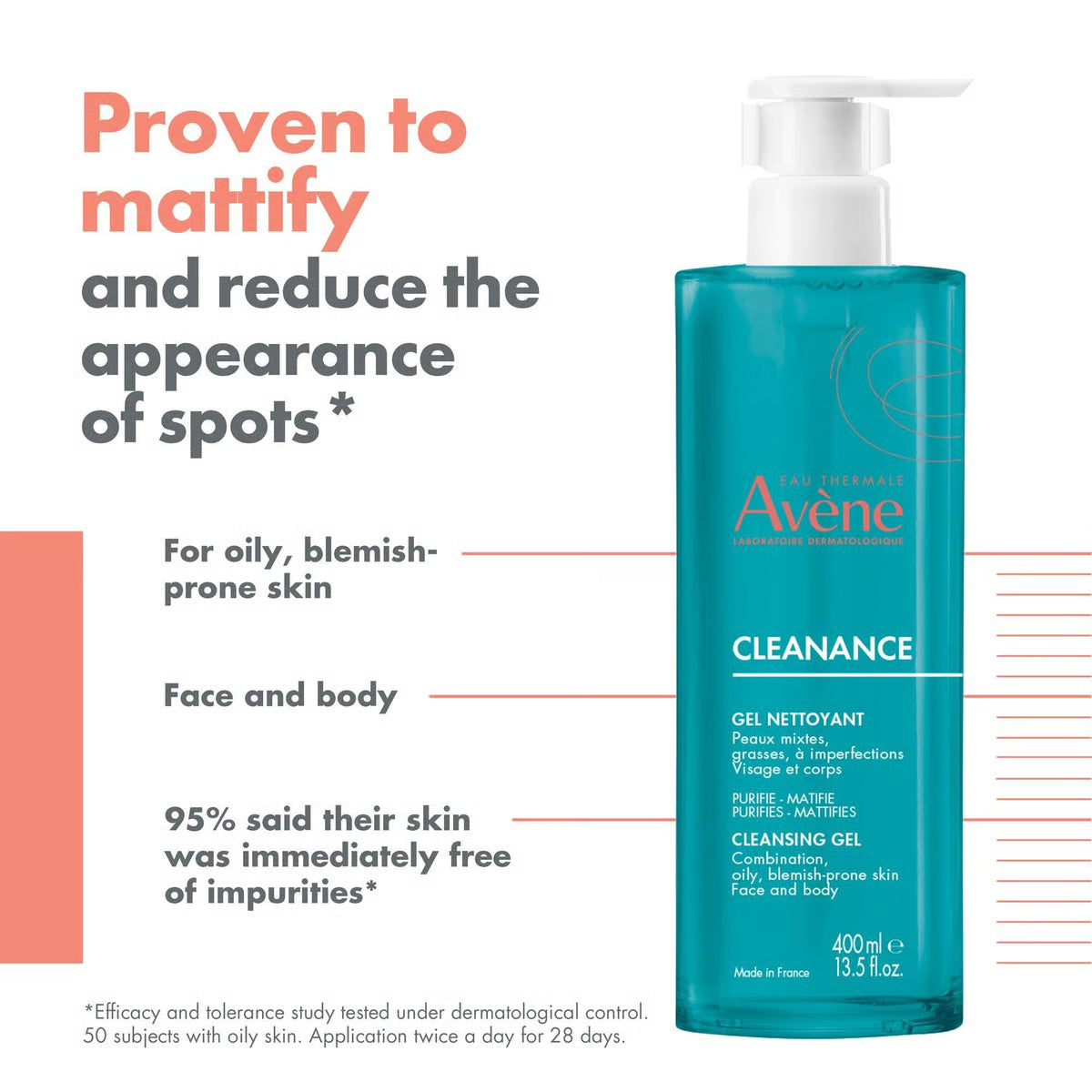 Avene Cleanance Gel Cleanser 400ml