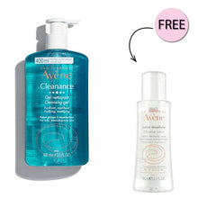 Load image into Gallery viewer, Avene Cleanance Gel Cleanser 400ml + Free Lotion Micellar Lotion 100ml