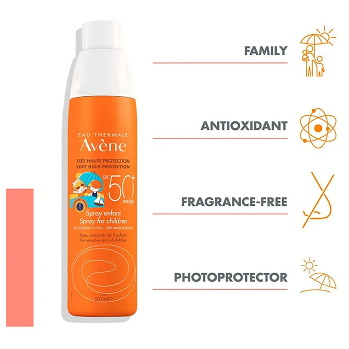 Avene Spray Sunscreen For Children 200ml