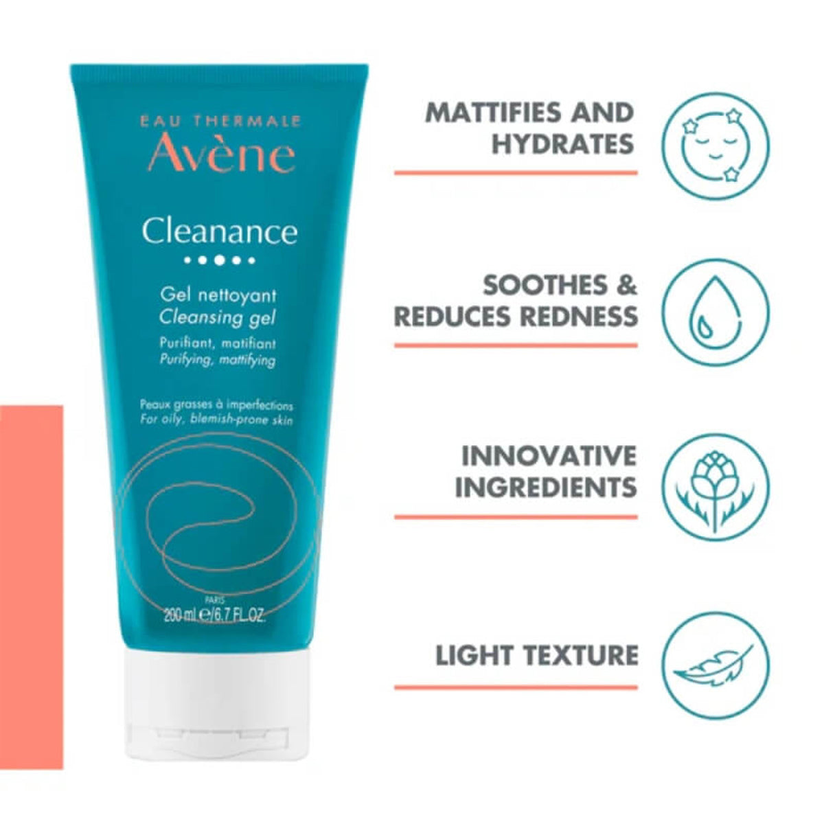 Avene Cleanance Cleansing Gel Tube 200ml