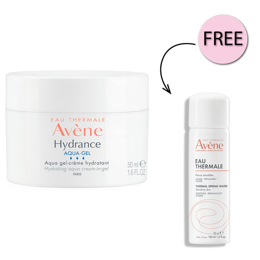 Avene Hydrance Aqua Gel 50ml + Free Thermal Water 50ml