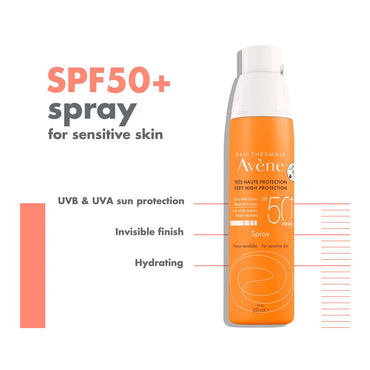 Avene Sun Care Very High Protection Spray Spf50+ 200ml