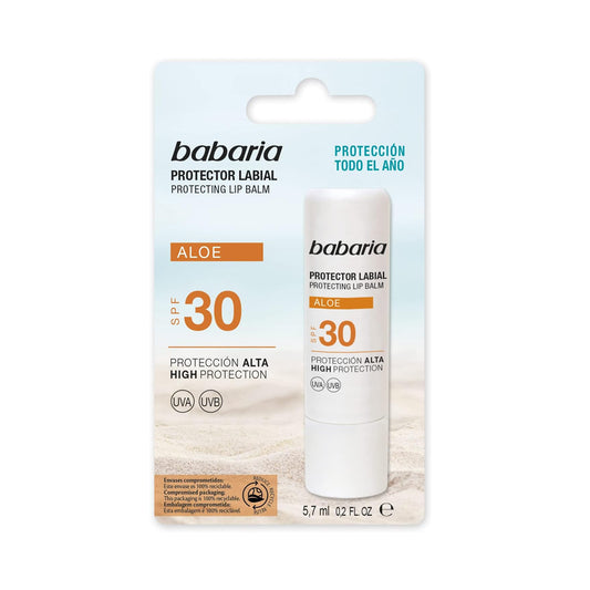 Babaria Aloe Protector Lip Balm Spf30+ Vit E - 5.7ml