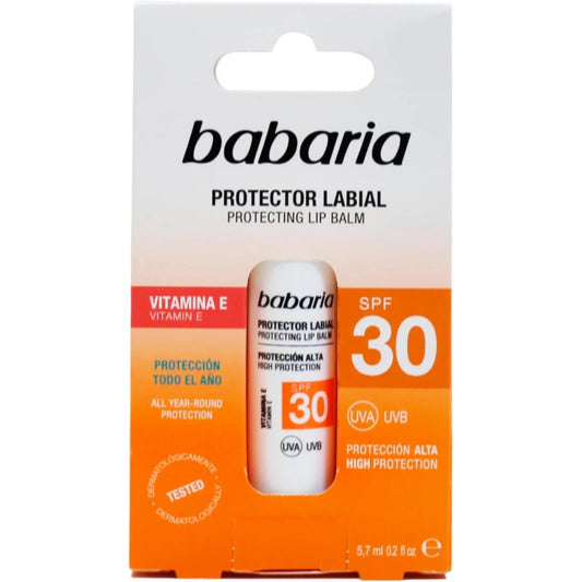 Babaria Aloe Protector Lip Balm Spf30+ Vit E - 5.7ml