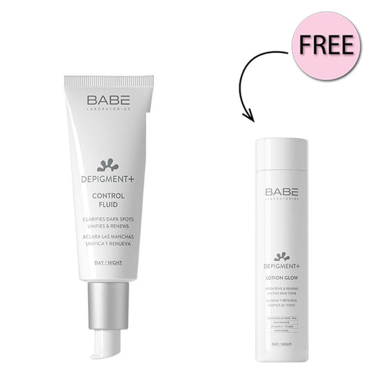 Babe Depigment+ Control Fluid 40ml + Free Babe Depigment+ Lotion Glow 150ml