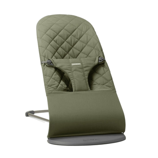 Babybjorn Bouncer Bliss-Woven, Classic Quilt - Dark Green