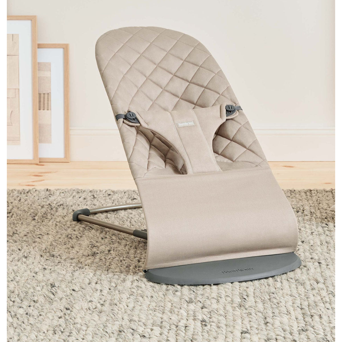 Babybjorn Bouncer Bliss, Woven - Sand Grey