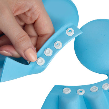 قبعة استحمام للأطفال من بيبي جيم باللون الأزرق