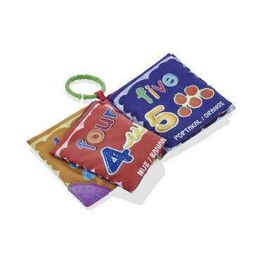 كتاب بيبي جيم الناعم الأول للأطفال بنمط فواكه بصوت حفيف