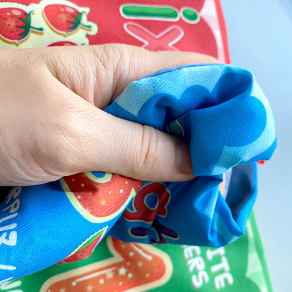 كتاب بيبي جيم الناعم الأول للأطفال بنمط فواكه بصوت حفيف