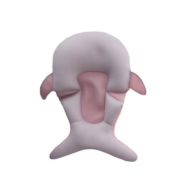 سرير استحمام بيبي جيم مع مشابك إسفنجية وردية اللون