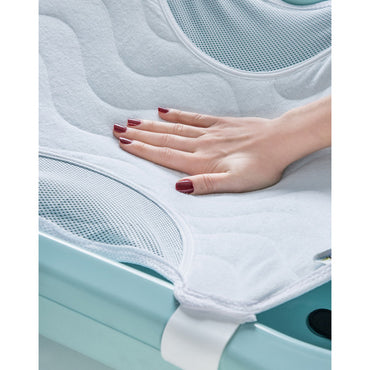 منشفة حمام بيبي جيم شبكية بيضاء