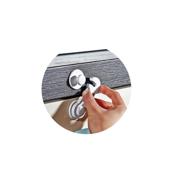 قفل غطاء بيبي جيم باللون الأبيض