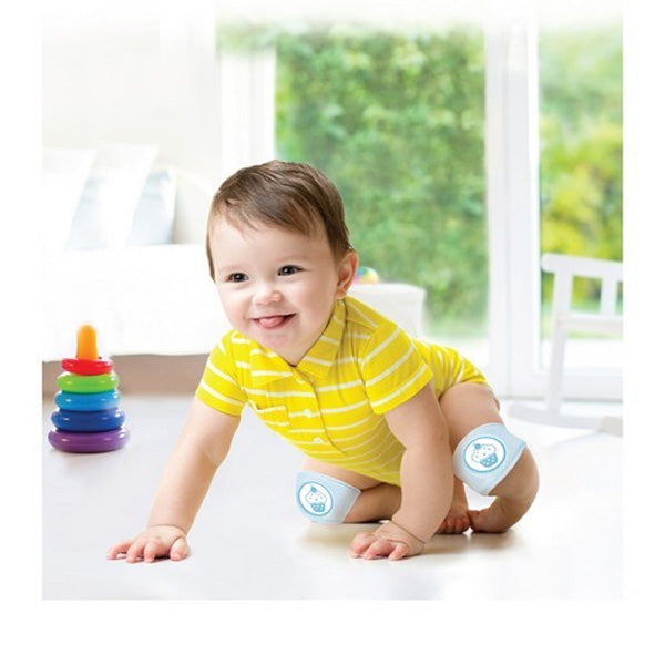 أكمام الركبة الزاحفة من بيبي جيم باللون الأزرق