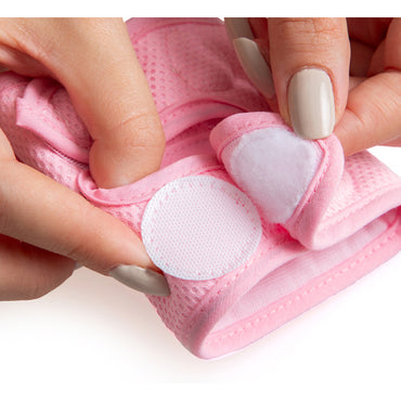 أكمام الركبة الزاحفة من بيبي جيم باللون الوردي