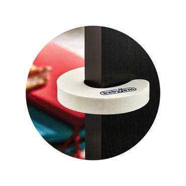 سدادة باب بيبي جيم باللون الأبيض