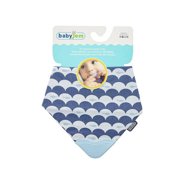 Babyjem Poplin Neck Scarf Bib With Teether